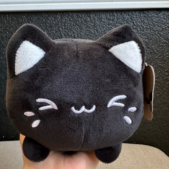 Tasty Peach Black Sesame Meowchi 7 Inch Plush NWT - Picture 5 of 5